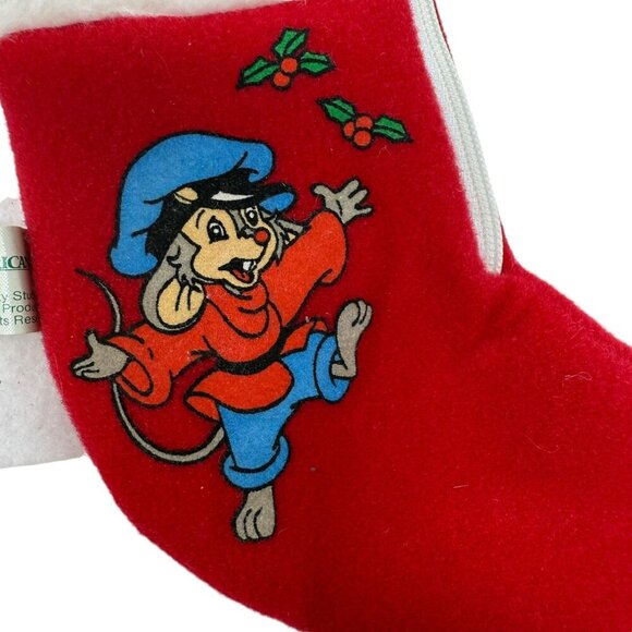 An American Tail Christmas Mini Stockings Fievel Mousekewitz McDonalds Sears - Picture 5 of 8
